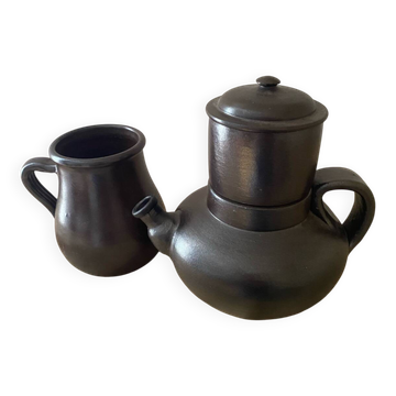 Cafetière et pot à lait Jean Dubost
