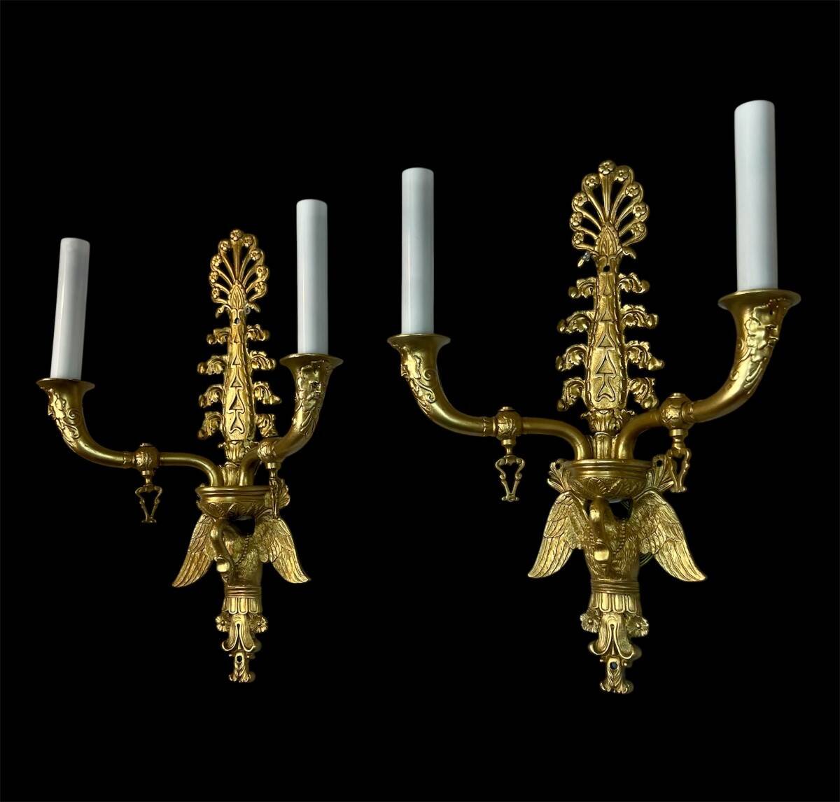 Paire d’appliques Napoléon III
