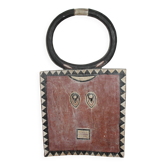 African Art Mask carved wooden palette Ivory Coast Baoule height 87 cm