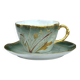 Collectible cup / saucer in egg shell porcelain - Art Nouveau