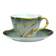 Collectible cup / saucer in egg shell porcelain - Art Nouveau