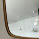 Asymmetrical mirror free form 60s-70s