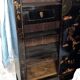 Black laqué Chinese wardrobe