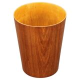 Panier en papier en teck suédois des années 1960, conçu par Martin Åberg pour Servex.