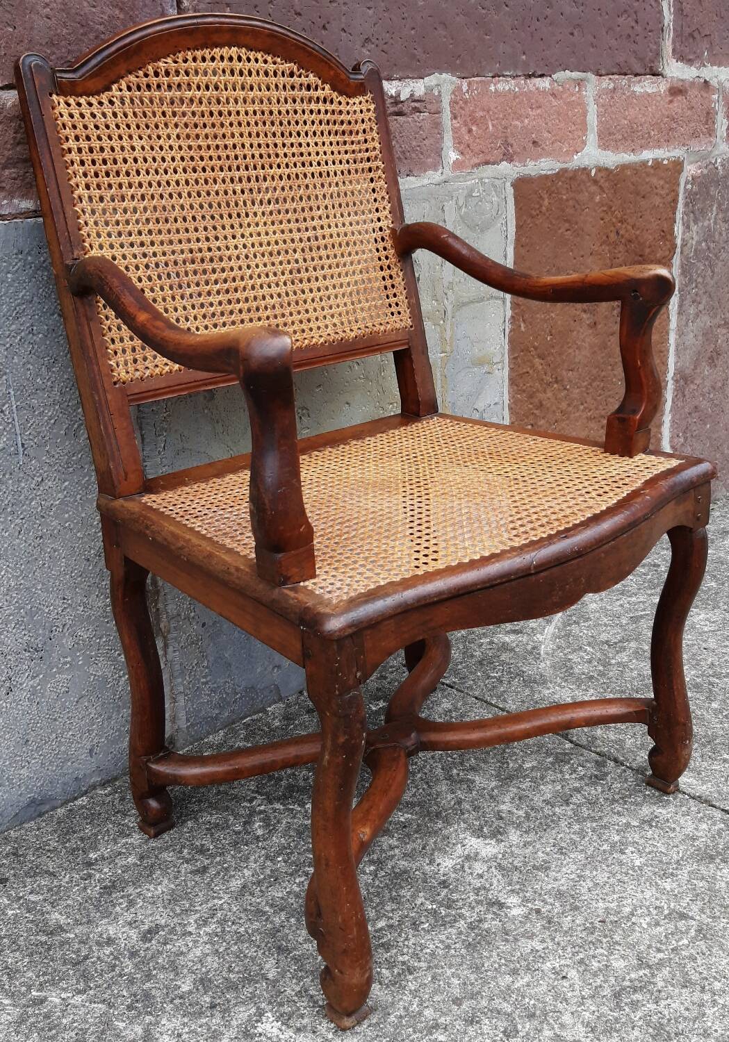 Fauteuil canné, 18ème siècle