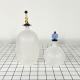 Pair of Italian vials made of murano glass, 1970s