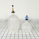 Pair of Italian vials made of murano glass, 1970s