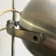 Vintage brushed metal eye ball desk lamp