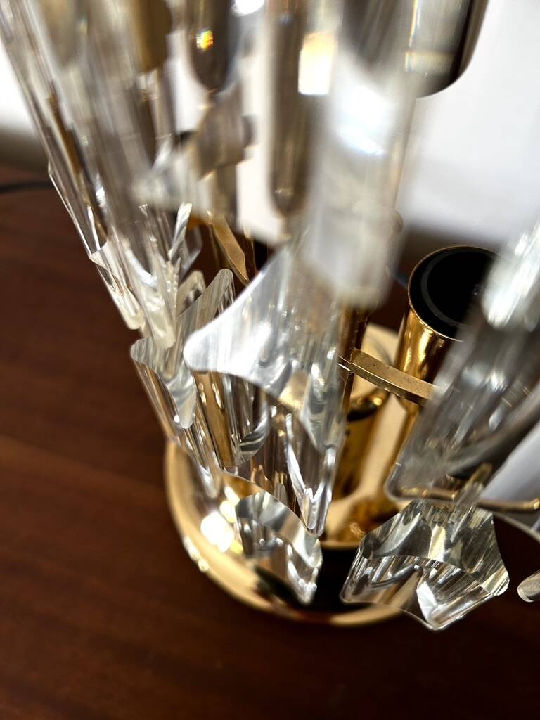 Lampe Oscar Torlasco pour Stilkronen, Murano Italie 1970