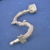 Bougeoir ancien en bronze, applique pour piano