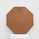Brass and horn octagonal mirror with horn by Anthony Redmile, UK ca. 1980