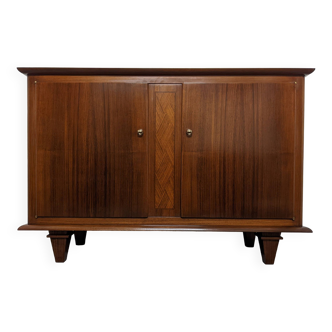 Art Deco style sideboard in rosewood and sycamore circa 1950