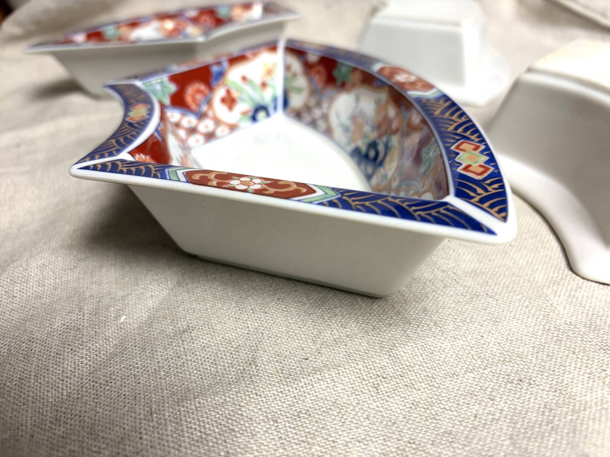 Vintage 70s style Imari serving dish