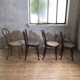 Lot 4 bistro chairs Thonet No.19, 20 & 208