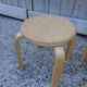 Pair of scandinavian vintage children's stool the