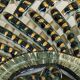 Large woven and twisted ceramic basket, Fase, Vallauris