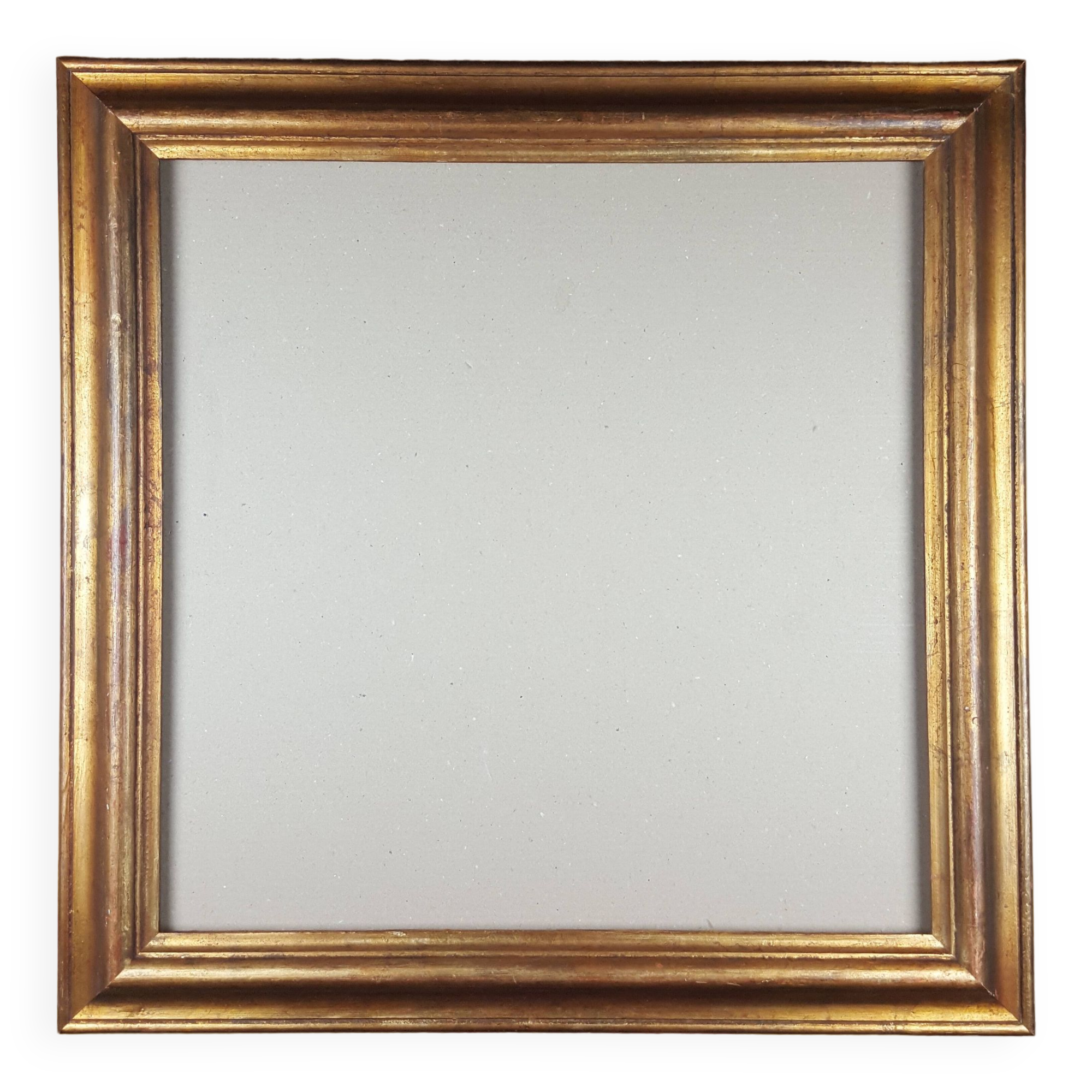 Old frame format 55 / 56 cm x 54 / 55 cm golden table painting gilding