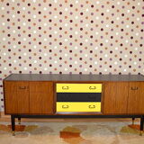 Scandinavian sideboard & vintage revamped teak