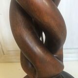 Vintage wooden lamp 47cm