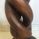 Lampe en bois vintage 47cm