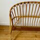 Head and footboard rattan basket