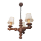 Antique wooden chandelier