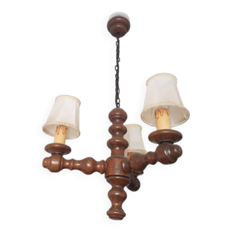 Antique wooden chandelier