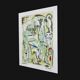 Mixed technique Art brut/Figurative art/Unique art signed Kabian 65X50 cm