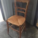 Lot 6 cherry chairs