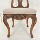 18th-Century German Baroque Chair in Carved Walnut, 1740s