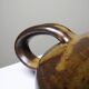 Vintage Japanese-style teapot from the 70s-90s, handmade brown stoneware, signed Pichon