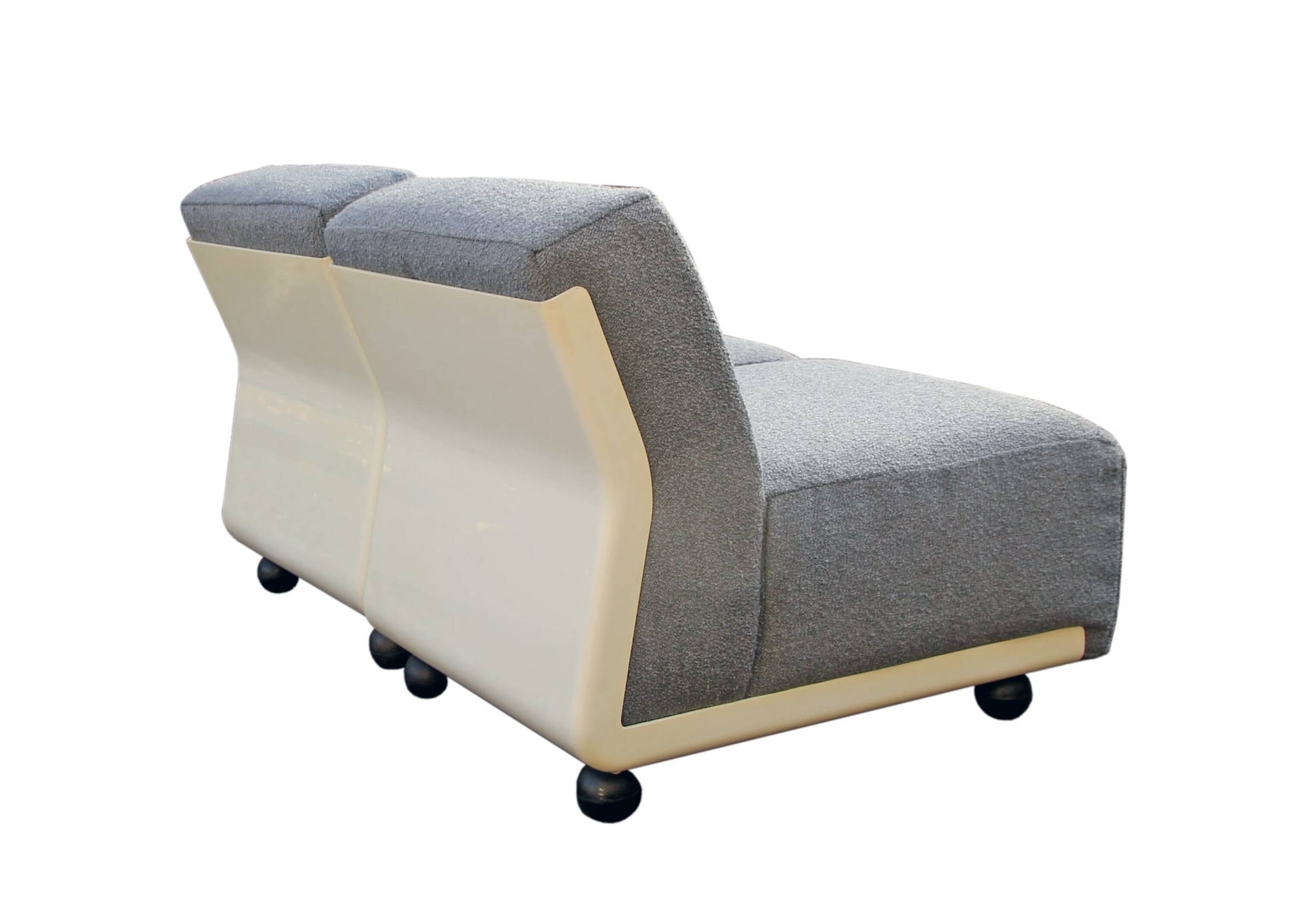 Pair of Amanta armchairs, Mario Bellini, B&B Italia, 1973 - New fabric