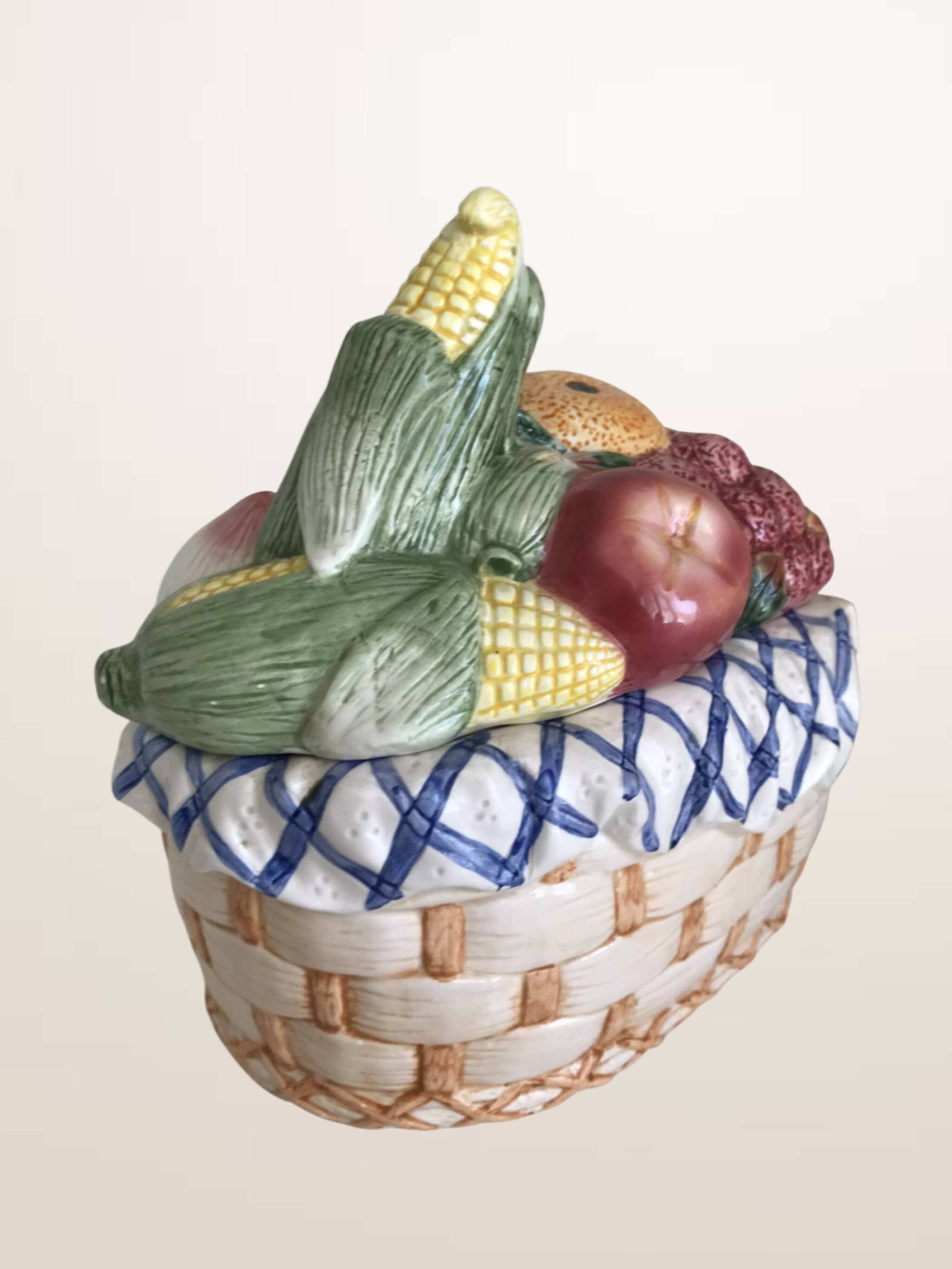 Pot and slipware fruits and vegetables