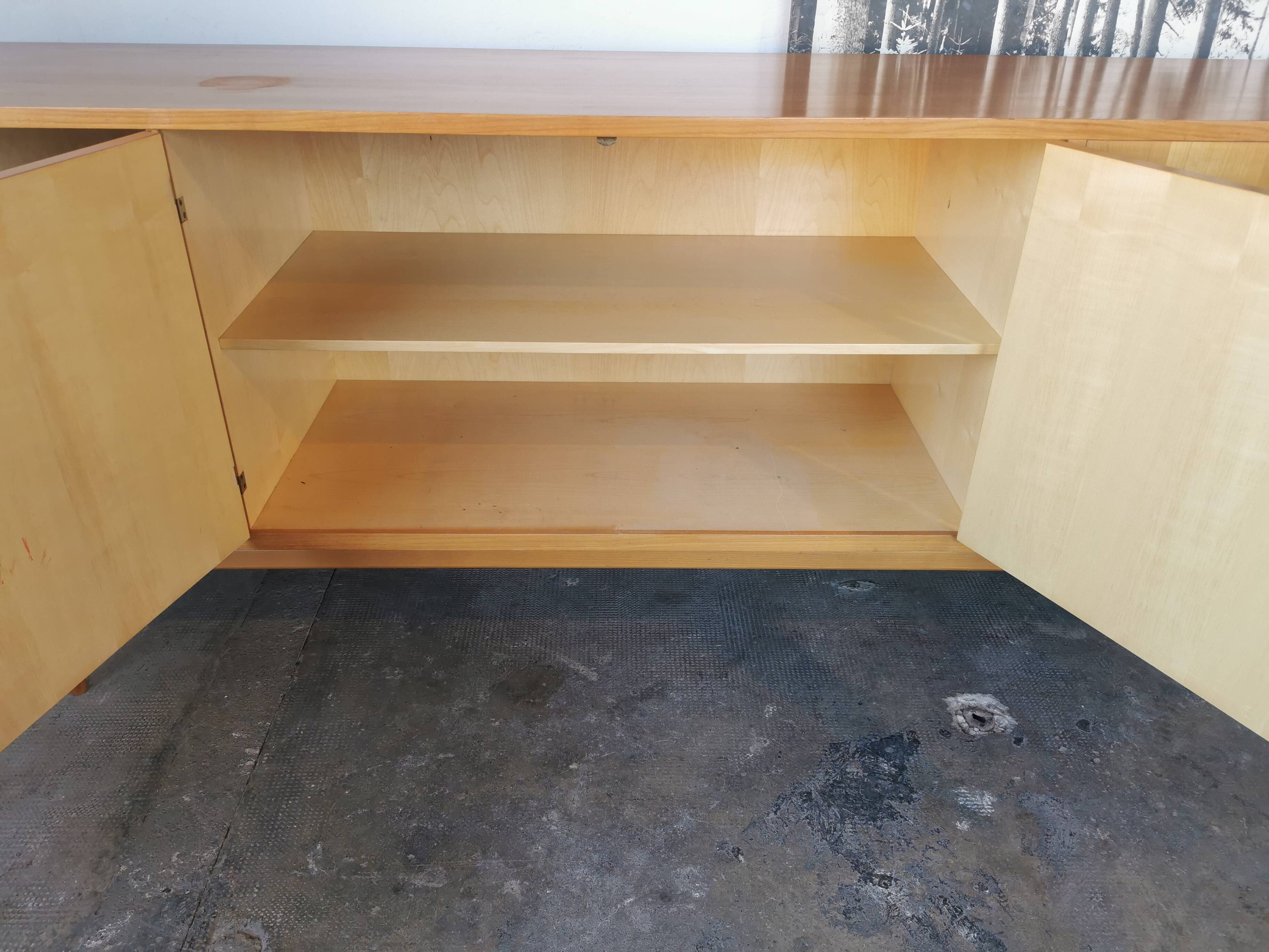 Sideboard in blond wood, 1970