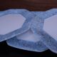 5 vintage octagonal flat plates Arcopal