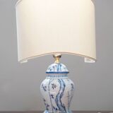 Porcelain table lamp, 1980s
