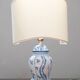 Porcelain table lamp, 1980s