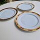 Fine porcelain plates, Arc de Triomphe model, La Table Impériale.