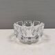 A crystal glass bowl, designed by Lars Hellsten for Orrefors Sweden 1980s