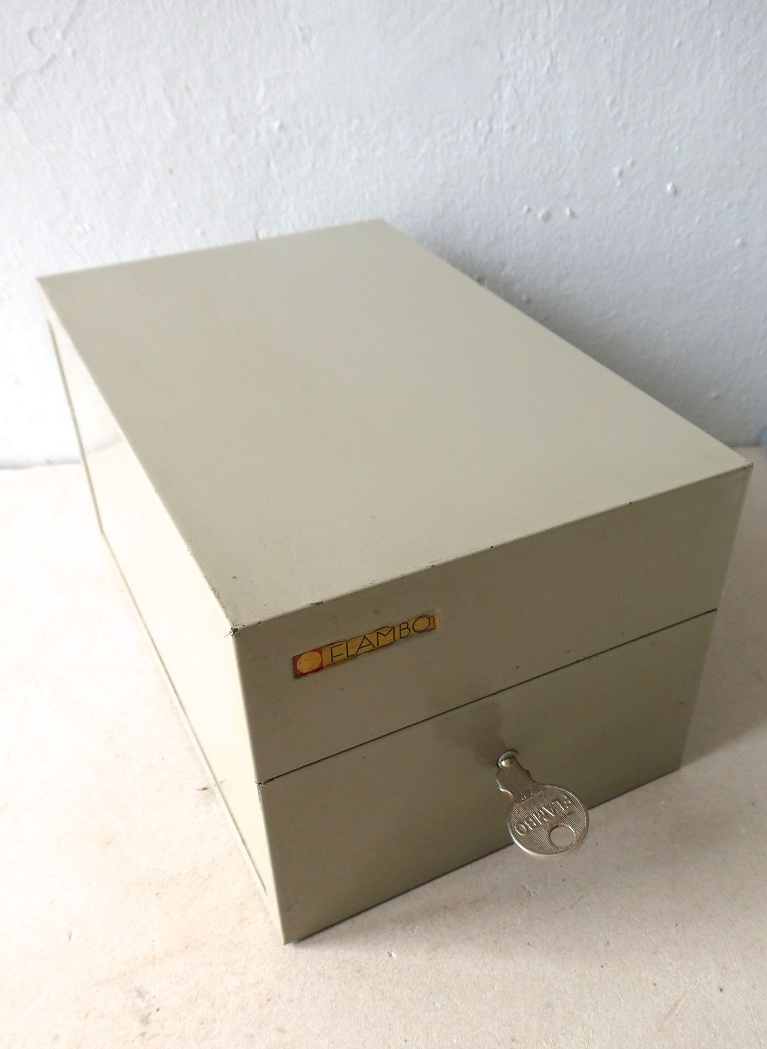Flambo industrial metal box from the 60s