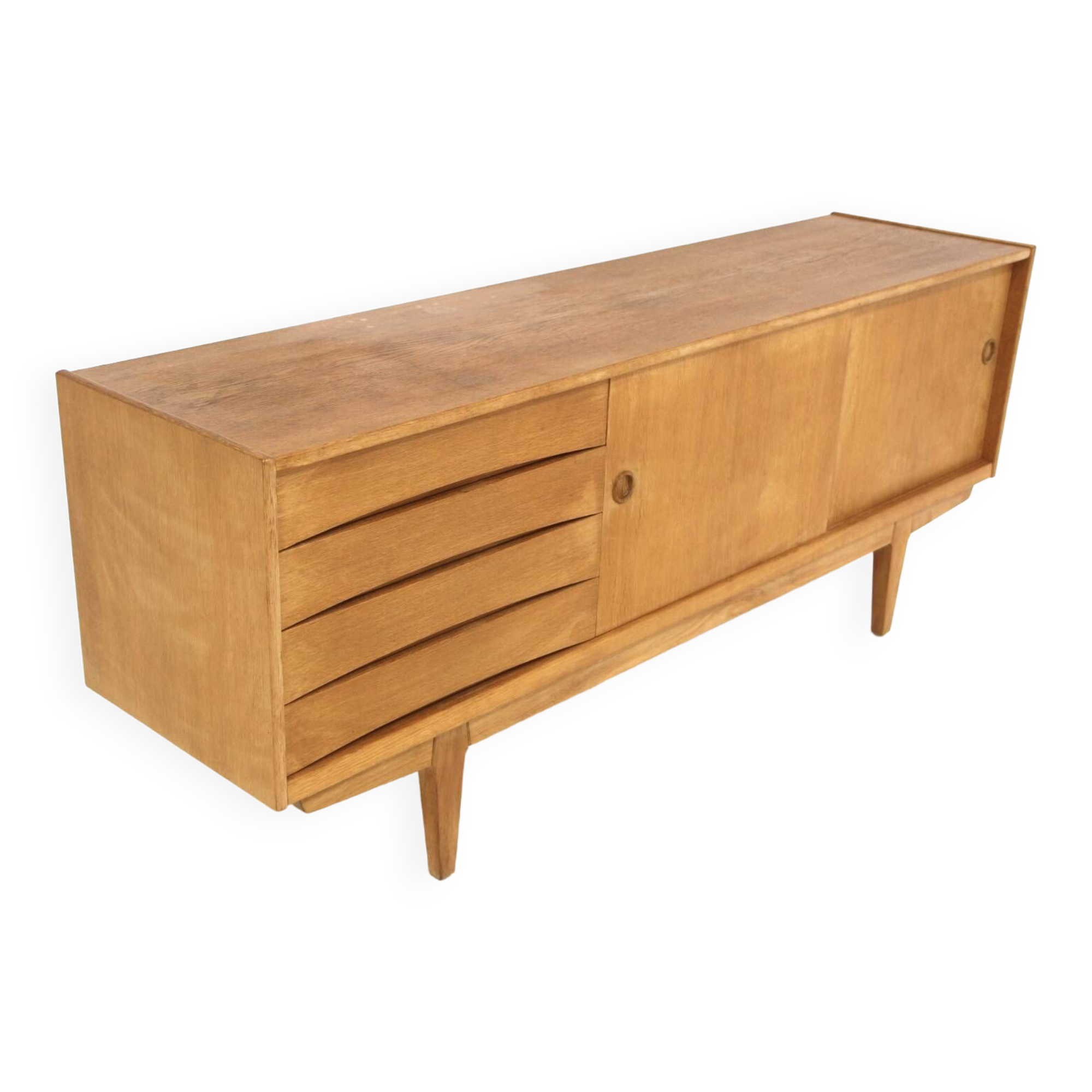 Scandinavian oak sideboard "Ulvö", Karl Erik Ekselius, Möbel-IKEA, Sweden, 1960
