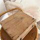 Antique solid oak chest - 31 x 26 x 15