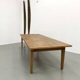 Monumental XXL Pine Farmhouse Table (3.20m) – 1970s