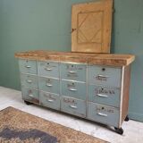 Industrial chest of drawers sidetable TV cabinet