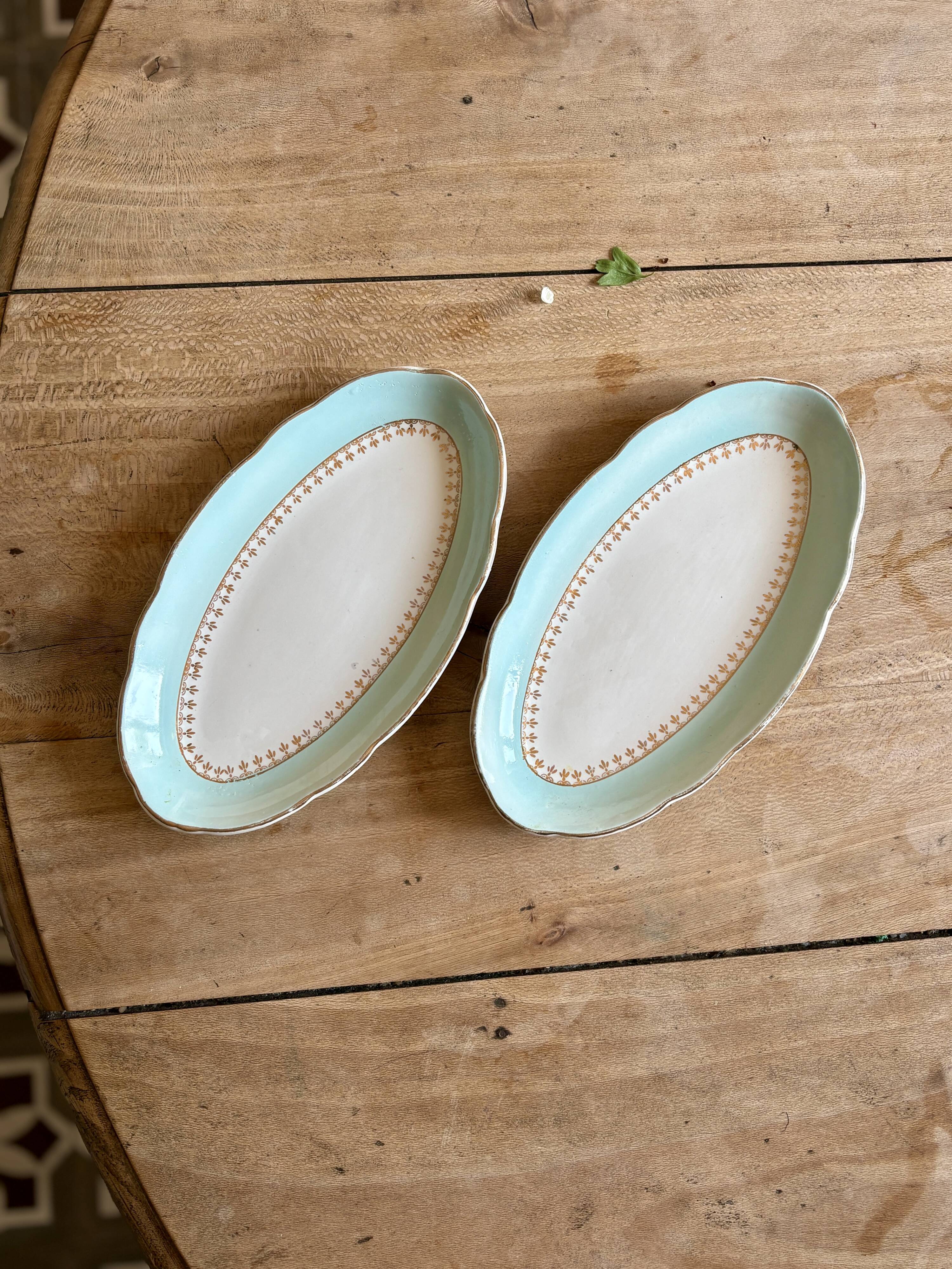 Lot de 2 raviers vintage - modèle Pierre de Sarreguemines