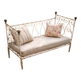 19th-century cast iron bed