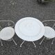 Wrought iron garden furniture