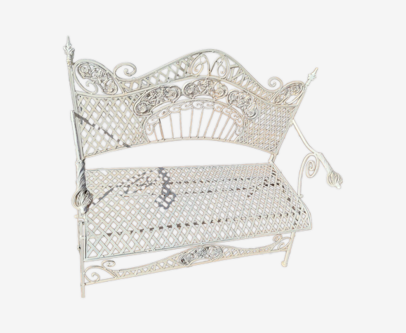 iron garden bench
