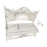 iron garden bench