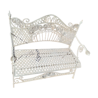 iron garden bench